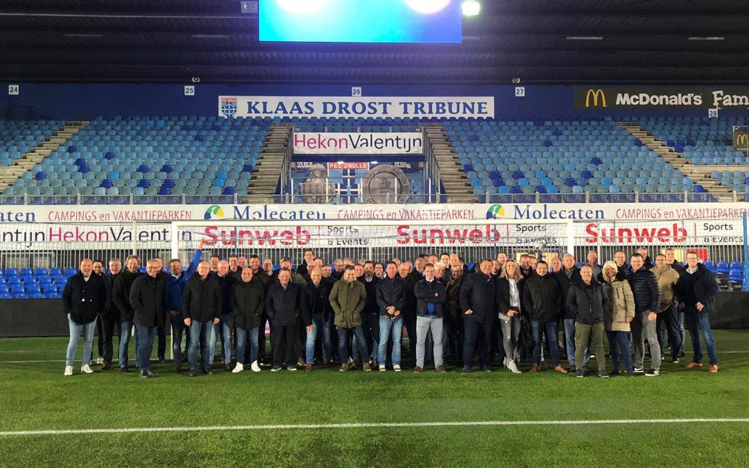 Businessclubs Go-Ahead en DOS leven samen naar Kamper derby toe bij PEC Zwolle-Ajax